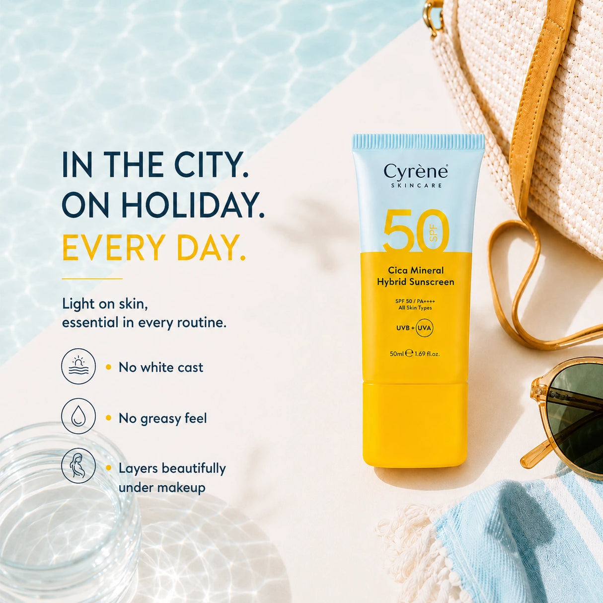Cica Mineral Hybrid Sunscreen
